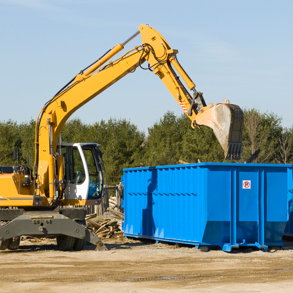 what are the rental fees for a residential dumpster in St Helena Island